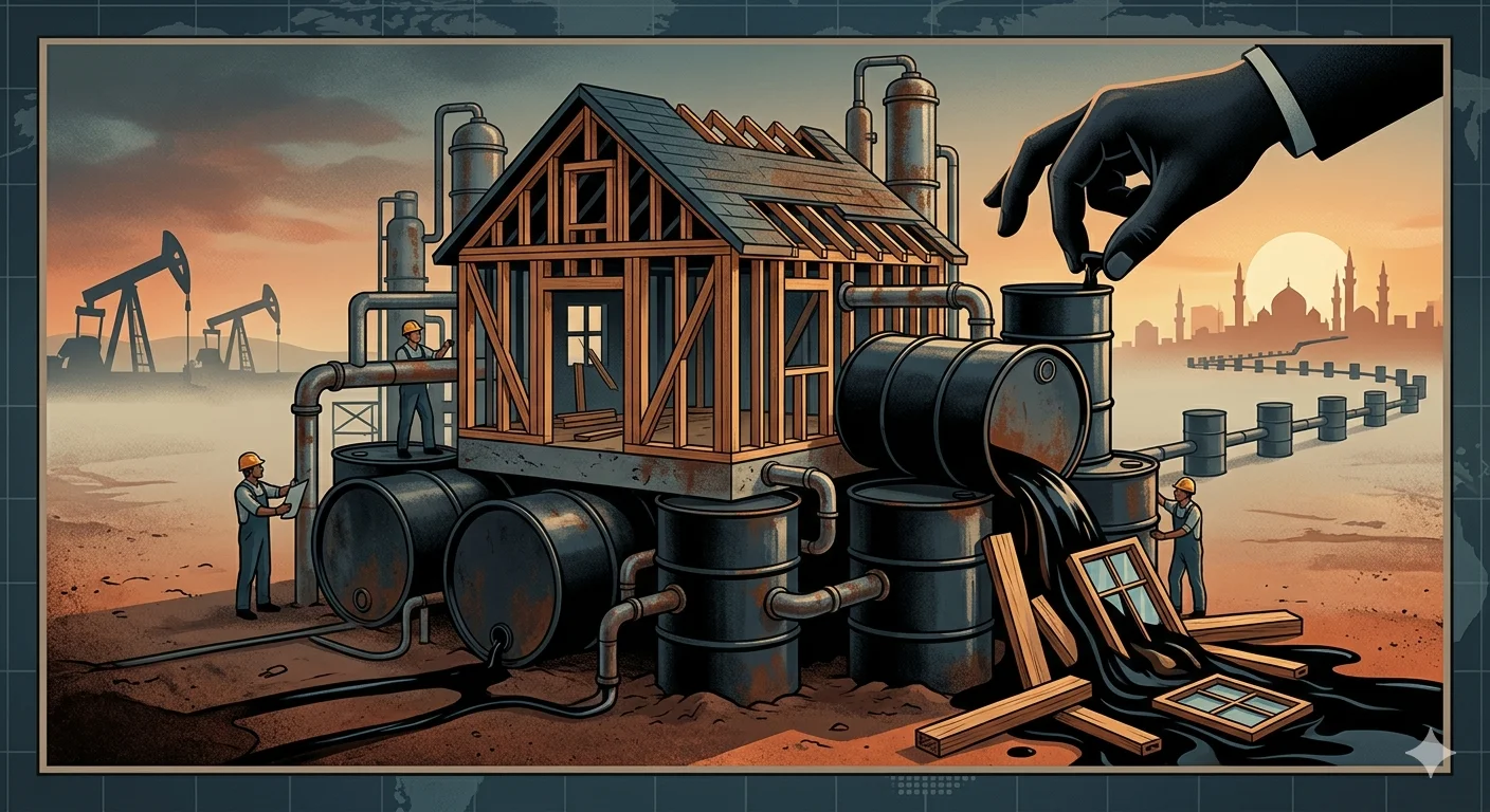 The "Oil Barrel" House: Why Middle East Instability is Hitting Your Jobsite